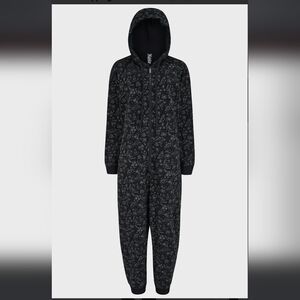 Killstar Black Hooded Pajama Onesie
